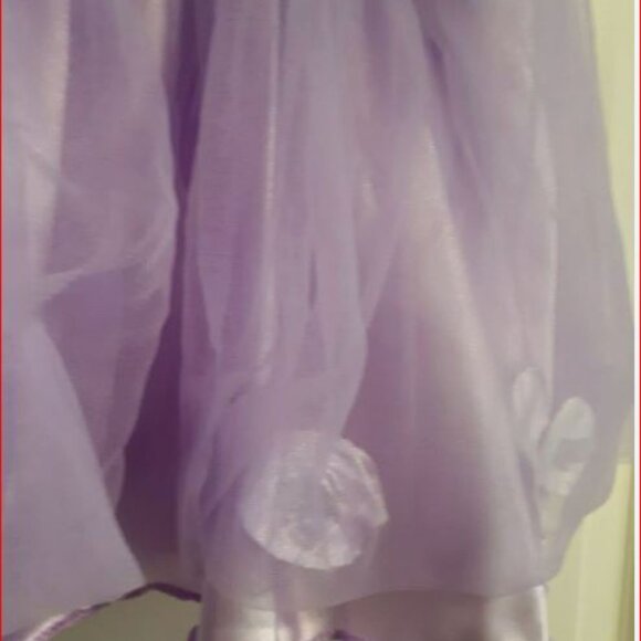 Thy-Thy Brand Toddler Girls Size 12 to 18 Months Formal Dress Mauve - Picture 3 of 4